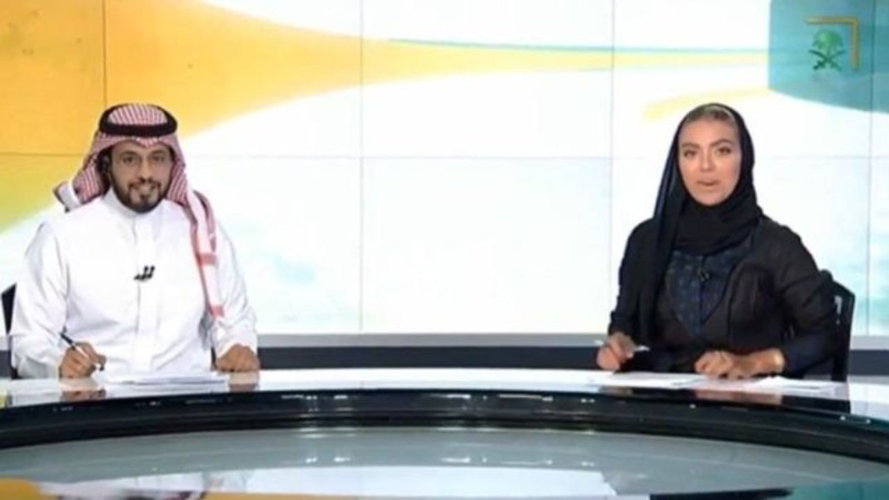 اولین گوینده زن اخبار در شبکه اول تلویزیون عربستان جلوی دوربین رفت(عكس)