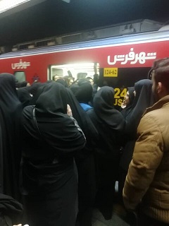 جابه‌جایی سه میلیون عزادار شهید سلیمانی با مترو