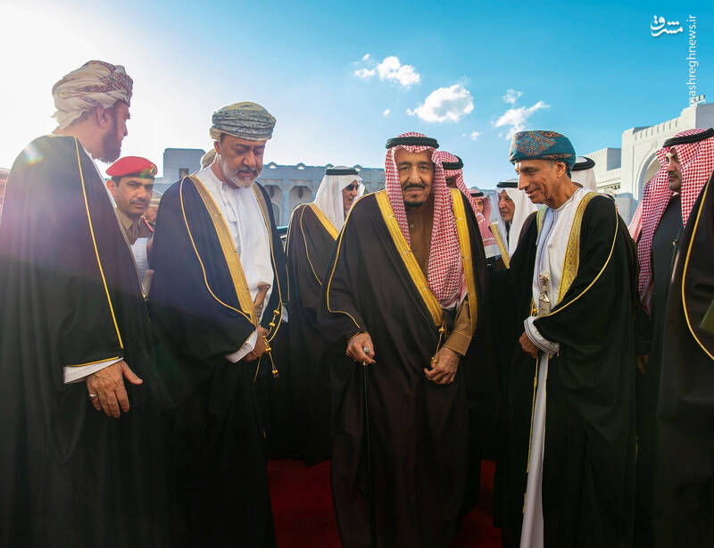 دیدار ملک سلمان با پادشاه جدید عمان (+عکس)