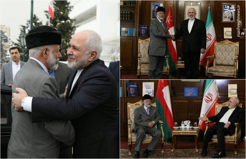 دیدار وزیران خارجه ایران و عمان (+عکس)