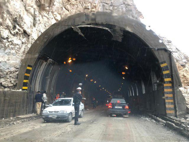ریزش تونل در آزادراه تهران-شمال(+عکس)