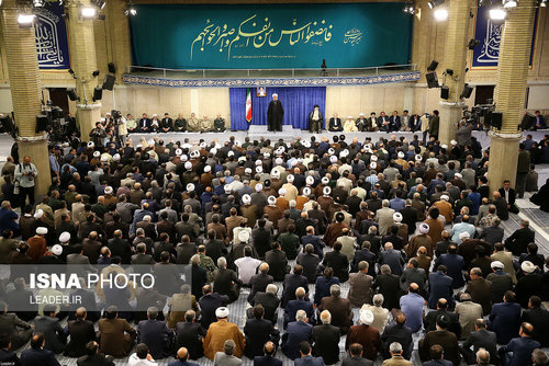 دیدار جمعی از کارگزاران نظام با مقام معظم رهبری (عکس)