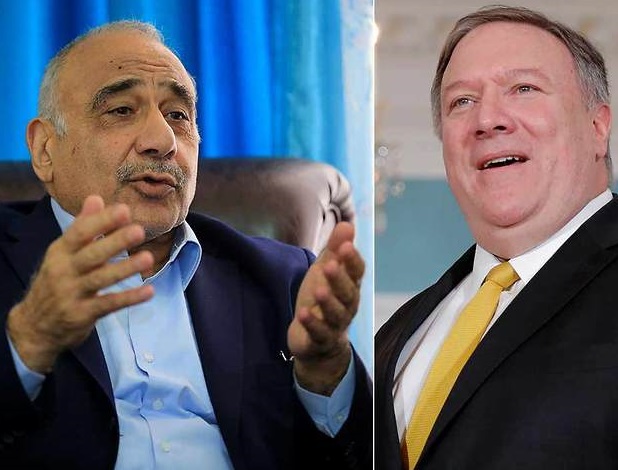درخواست پومپئو از نخست وزیر عراق: کانال پشت پرده ارتباطی بین آمریکا و ایران برای رساندن پیغام ها باشید