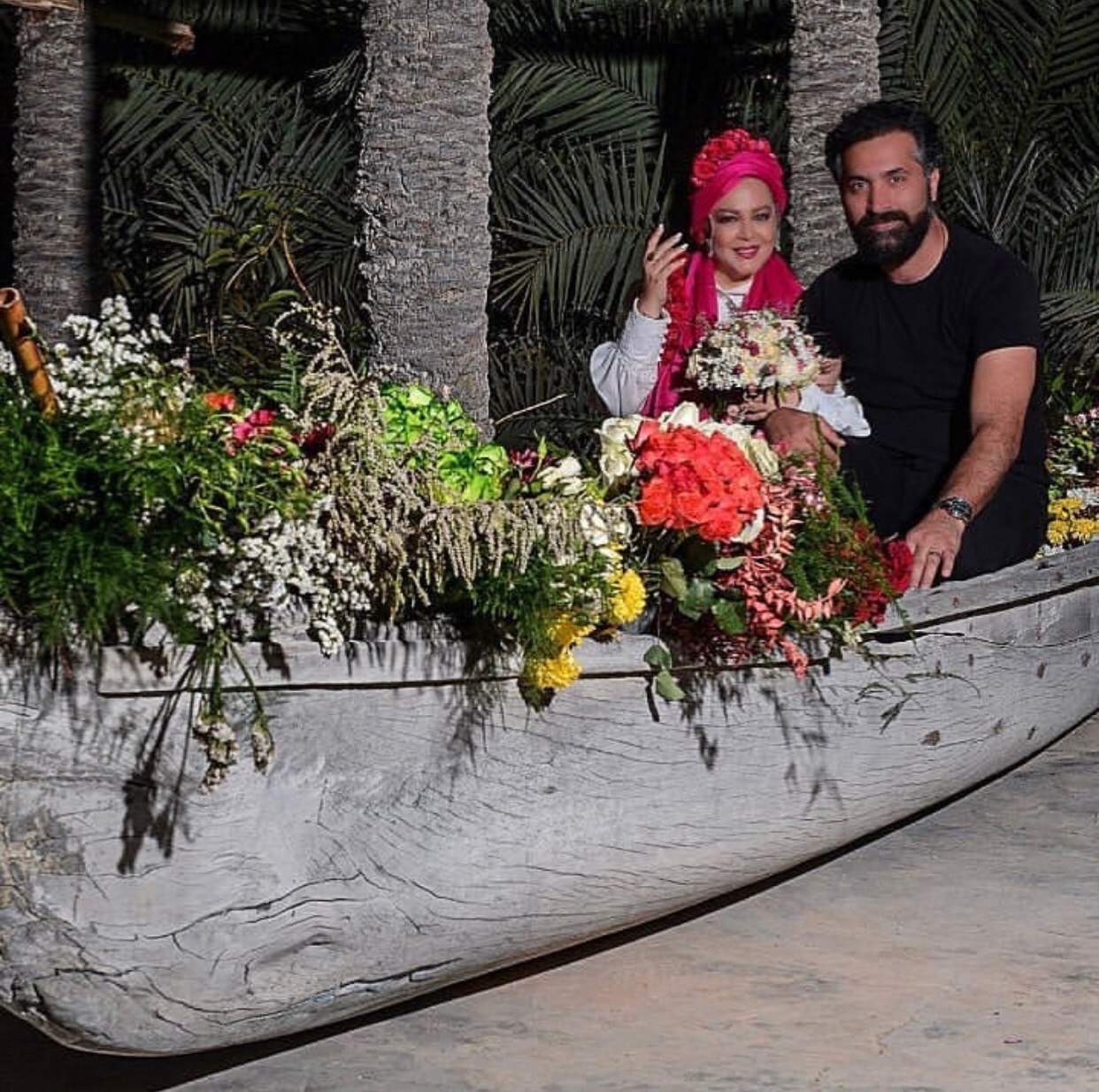 بهاره رهنما و شوهرش در یک قایق! (+عکس)