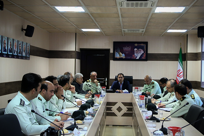 برگزاری جلسه هماهنگی استقار فرماندهی انتظامی مستقل شهرستان ری(عكس)