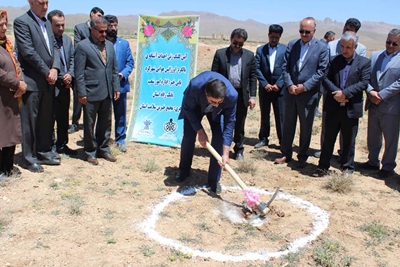 آیین کلنگ زنی مرکز اورژانس هوایی شهرکرد با حمایت مالی 5 میلیارد ریالی بانک رفاه