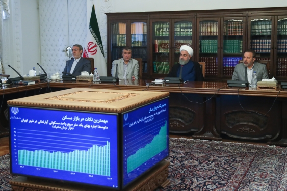رئيس جمهور: میزان اجاره بها در تهران ۳۰ درصدافزایش یافته که این رقم امیدوارکننده است