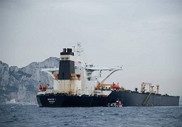 آسوشیتدپرس: نفتکش گریس-۱ یکشنبه یا دوشنبه جبل‌الطارق را ترک می‌کند