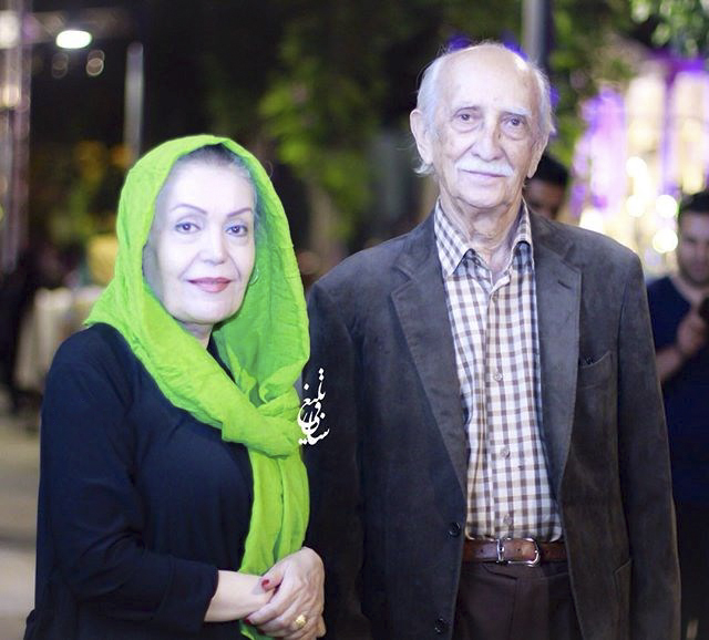 داریوش اسدزاده در کنار همسرش (+عکس)