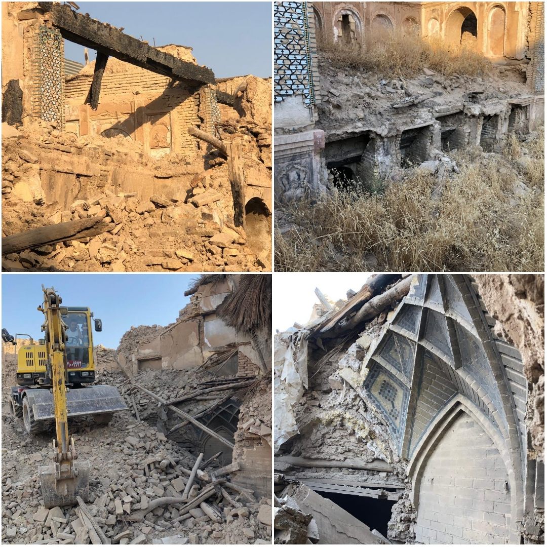 تخریب خانه تاریخی در شیراز (+عکس)