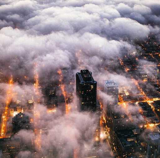 نمای هوایی زیبا از شهر سان فرانسیسکو، کالیفرنیای ایالات متحده آمریکا (+عکس)