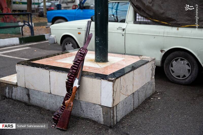 اسلحه شات‌گان سارق تهرانی (+عکس)