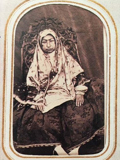 عکسی قدیمی و کمتر دیده شده از مهدعلیا مادر ناصرالدین شاه