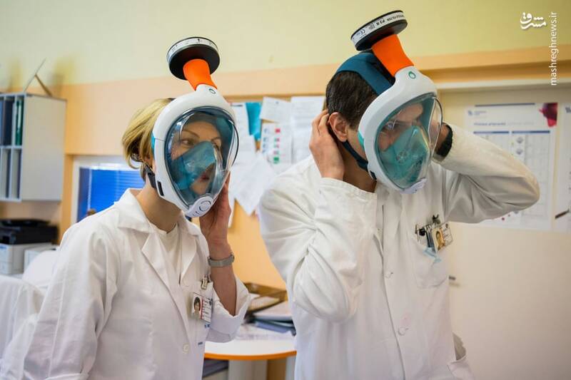 ماسک عجیب پزشکان جمهوری چک (+عکس)