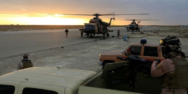 آزمایش نظامی آمریکا در پایگاه عین الاسد عراق