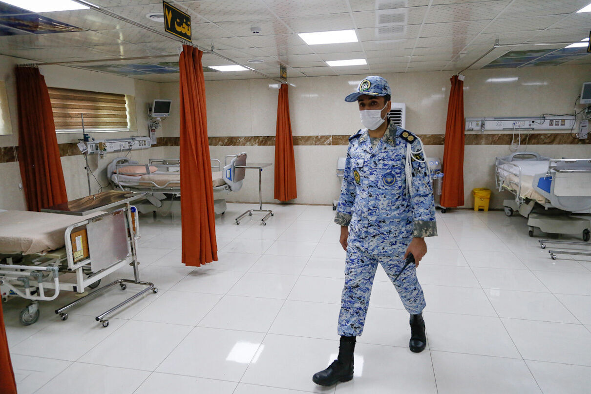 بیمارستان‌های ارتش کمترین بیماران کرونایی را دارند