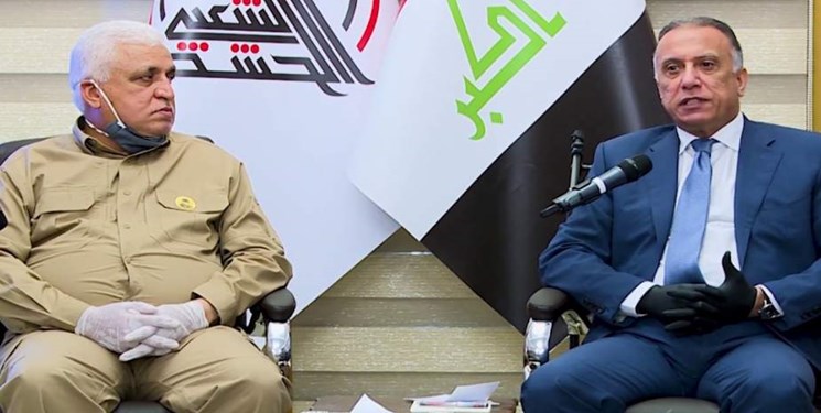 نخست وزیر عراق با فرماندهان ارشد الحشد الشعبی دیدار کرد