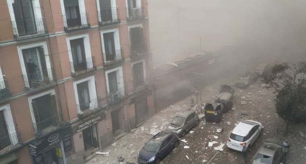 انفجاری مهیب پایتخت اسپانیا را لرزاند