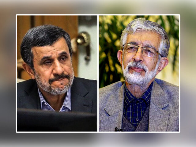 حداد عادل از احمدی نژاد شکایت می کند