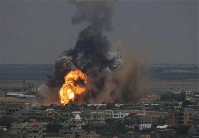 حمله هوایی و توپخانه‌ای رژیم صهیونیستی به غزه