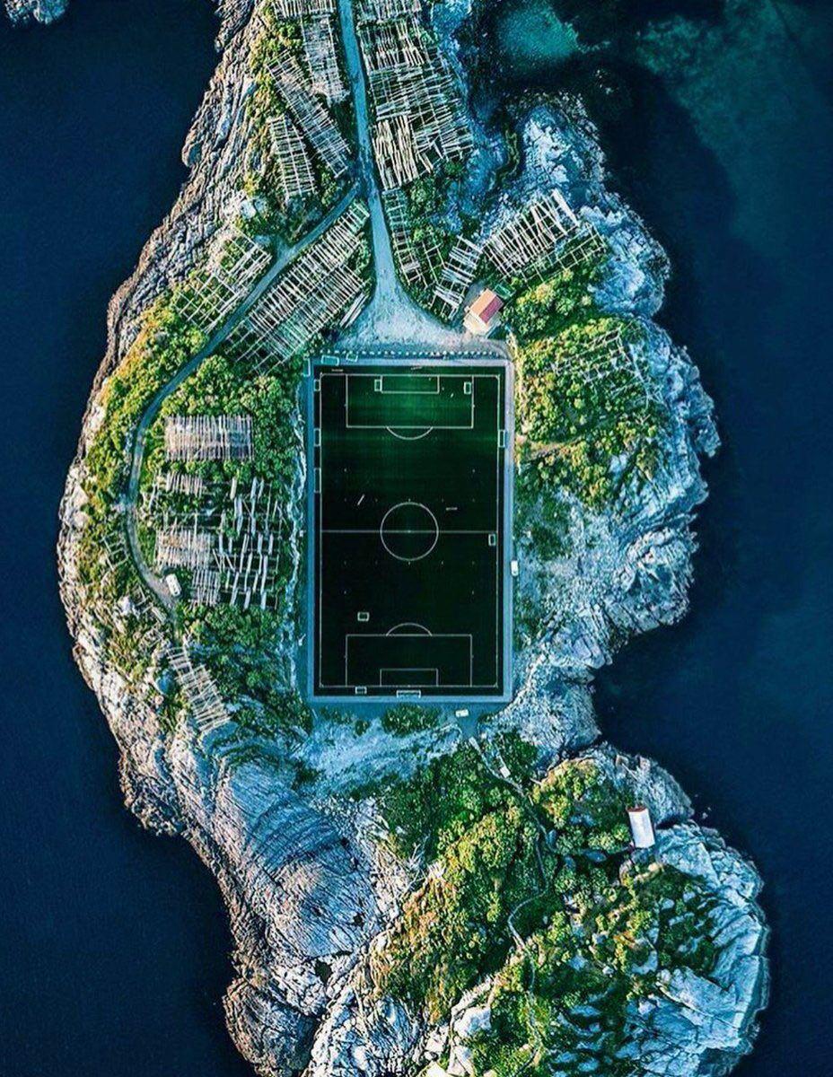 جزیره فوتبال در نروژ را ببینید +عکس