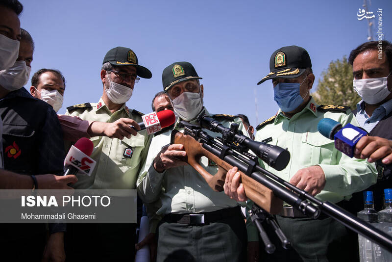 کشف اسلحه دوربین‌دار از اوباش تهران