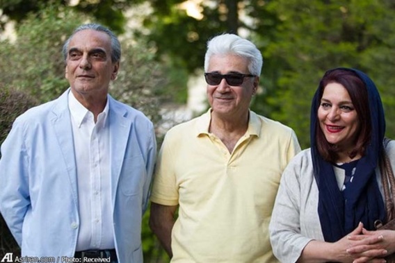 مهران مدیری، مهناز افشار و همسرش در جشن تولد رضا عطاران (+عکس)