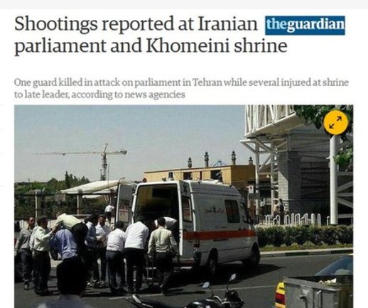 حادثه تیراندازی ایران، «خبر فوری» رسانه‌های جهان (+عکس)