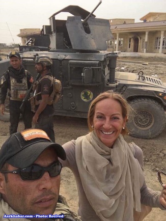 خبرنگار زن فرانسوی که در جنگ موصل عراق درگذشت (+عکس)