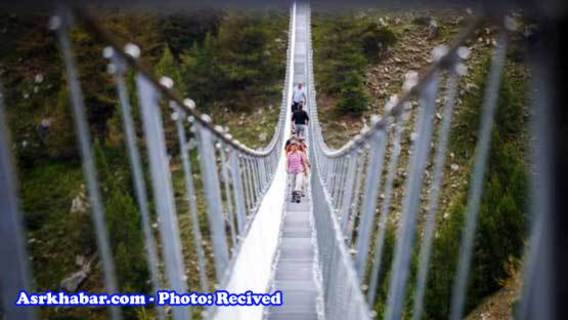 طولانی‌ترین پل معلق عابران در سوئیس افتتاح شد (+عکس)