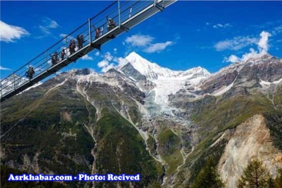 طولانی‌ترین پل معلق عابران در سوئیس افتتاح شد (+عکس)