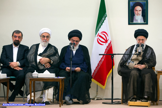 دیدار اعضاء مجمع تشخیص با رهبرانقلاب (+عکس)