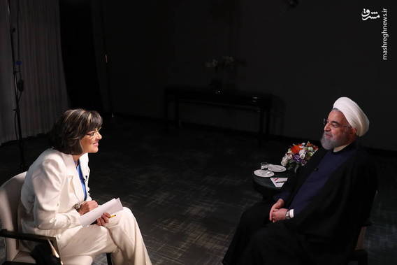 گفتگوی روحانی با شبکه سی.ان.ان آمریکا (+عکس)