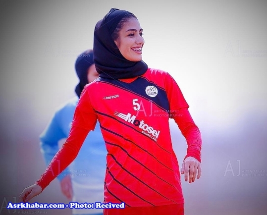 این دختر به دیوید بکام فوتبال بانوان ایران معروف است (+عکس)