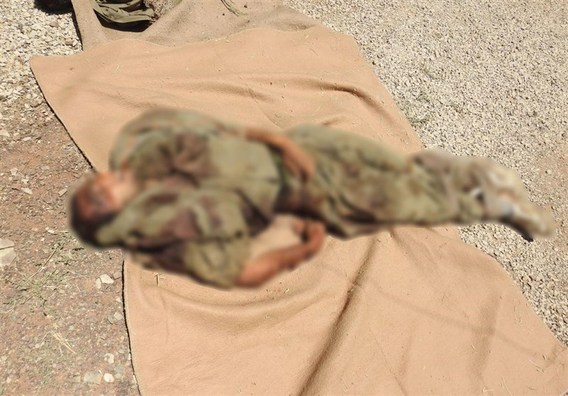 اولین تصاویر از تروریست‌های به هلاکت رسیده توسط نیروی زمینی سپاه