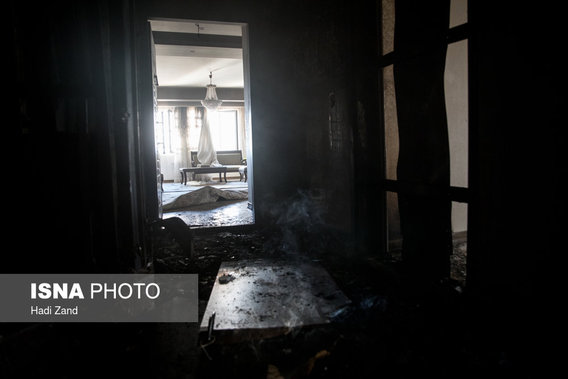 آتش‌سوزی در مجتمع مسکونی «پارامیس» (+عکس)