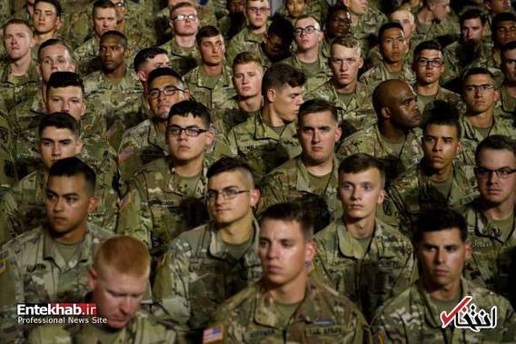 تصاویر : ترامپ تمرینات ارتش آمریکا را از نزدیک دید