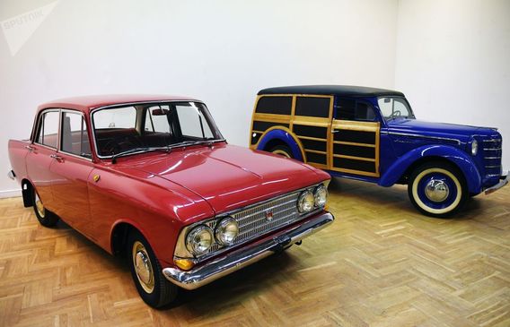 نمایشگاه «اتومبیل های کمیاب» در مسکو (+عکس)