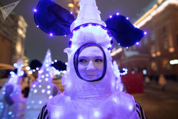 فستیوال سفر به کریسمس در مسکو (+عکس)