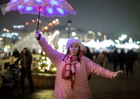 فستیوال سفر به کریسمس در مسکو (+عکس)