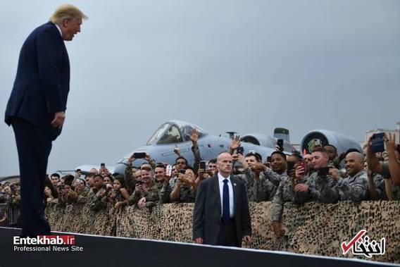 دیدار ترامپ با سربازان آمریکایی در کره جنوبی (+عکس)