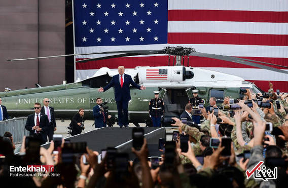 دیدار ترامپ با سربازان آمریکایی در کره جنوبی (+عکس)