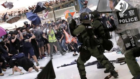 اعتراضات در هنگ کنگ به مکان‌های عمومی کشید (+عکس)