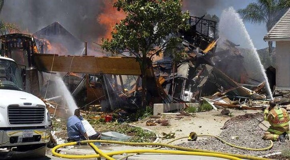 انفجار مهیب خط لوله گاز در کالیفرنیا (+عکس)