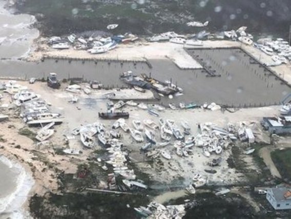 طوفان فاجعه بار دوریان آتلانتیک (+عکس)