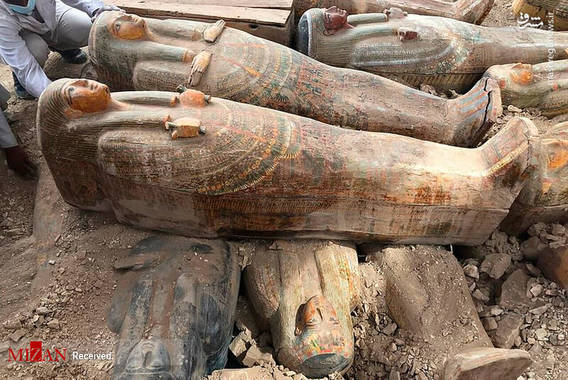 کشف 20 تابوت مومیایی مصر باستان (+عکس)
