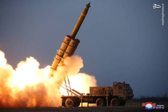 شلیک دو موشک بالستیک جدید کره شمالی (+عکس)