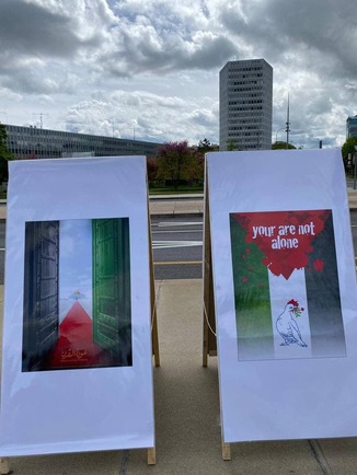 نمایشگاه عکس و تجمع گرامیداشت روز قدس در ژنو