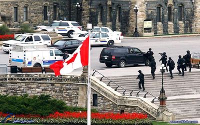 تیراندازی در پارلمان کانادا (+تصاویر)