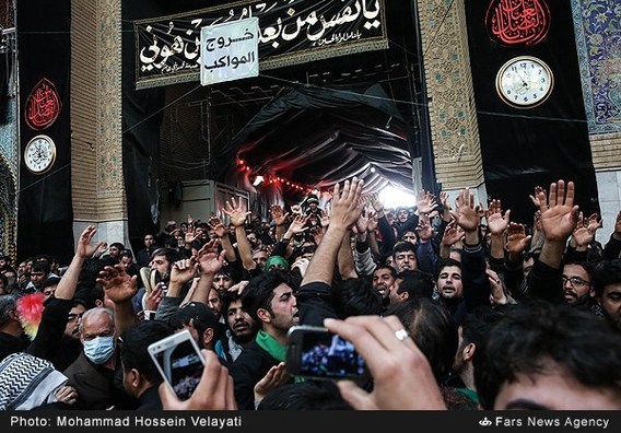 عزاداری اربعین حسینی در کربلا(تصاویر)
